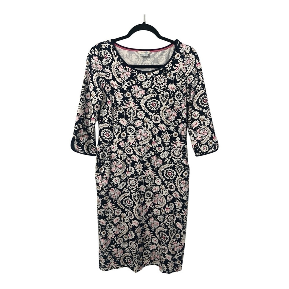 Boden Jessie Dress Women’s 8R Blue Multi Floral
Shift Jersey